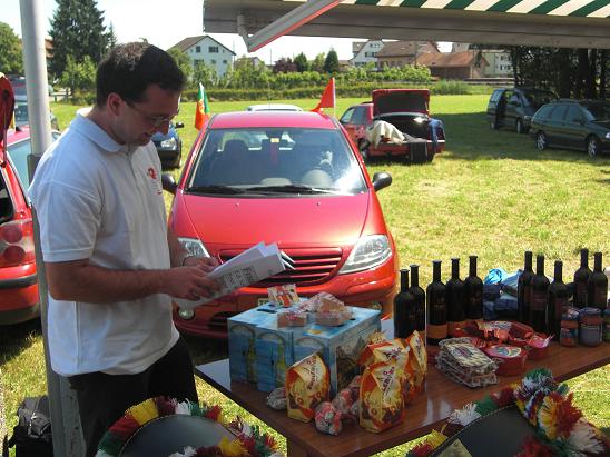 Absenden mit Spannung